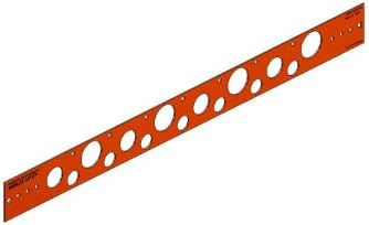 Holdrite Copper Bonded Support Bracket, Pipe Support for 1/2-Inch Water Supply Tubing, 26-Inch x 2-1/4-Inch, Pack of 50, 107-26