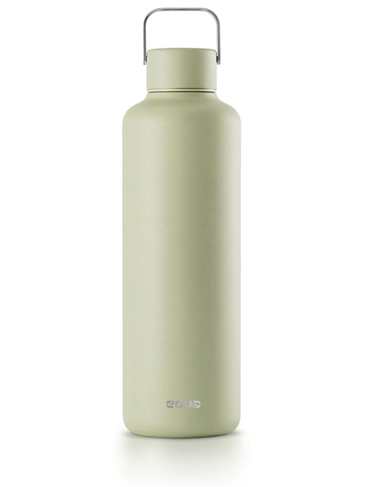 EQUA Timeless Stainless Steel Reusable Water Bottle, 1000ml, Leakproof, BPA Free, Matcha — image 1