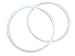 Instacrock 2-Pack of Compatible Pressure Cooker Sealing Rings, Replacement for Instant Pot and Crock Pot Express Compatible Sealing Ring Gaskets, Clear