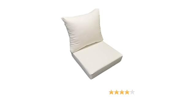 Amazon Com Resort Spa Home Decor Sunbrella Canvas White Cushion