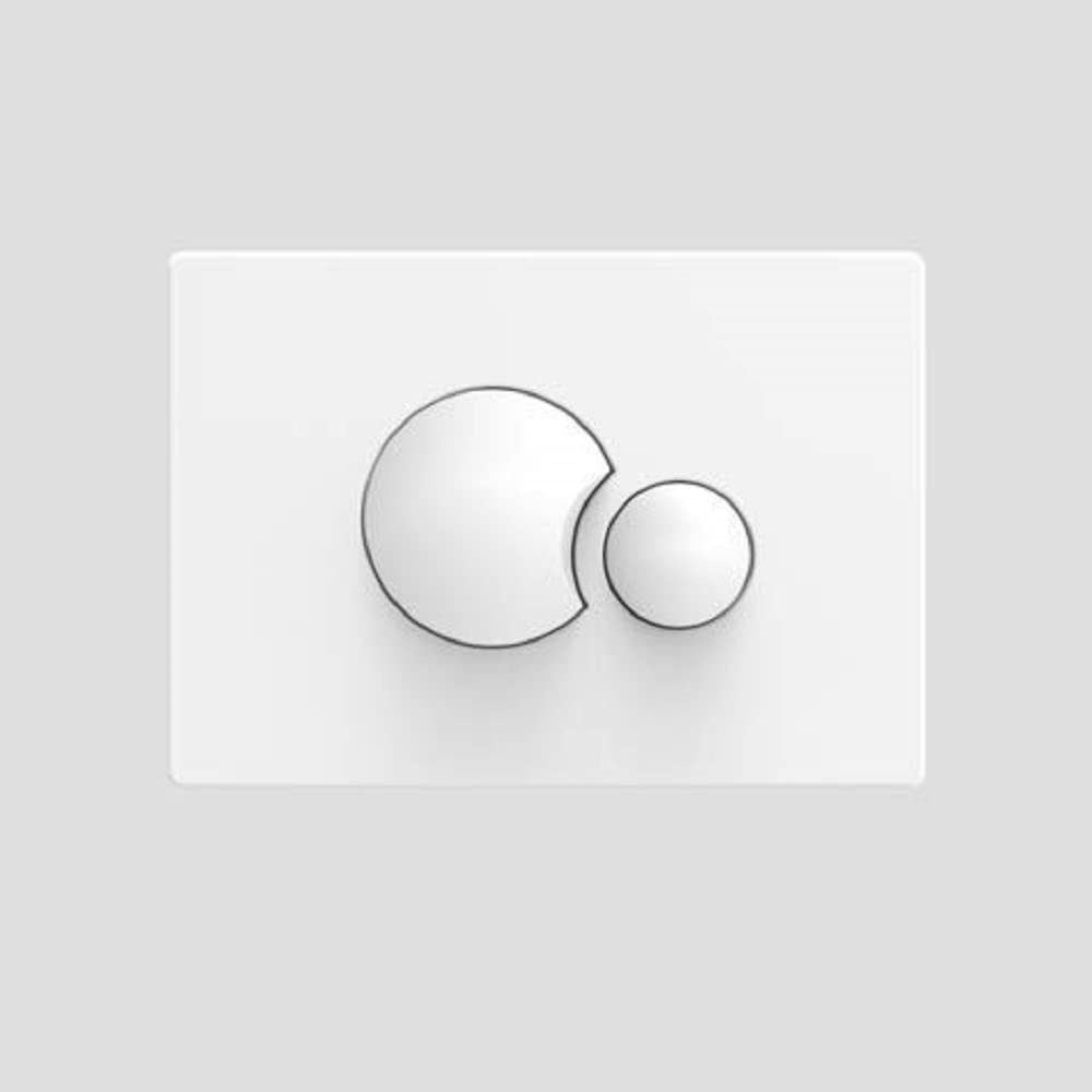 Sanit 16.706.01.0000 S706 2 Flow Flush White Actuator Plate