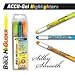 GT Luscombe Accu-Gel Bible Highlighter Study Kit Hi-Glider (Pack of 3), multi