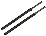 Set of 2 Blue Fushion 35" Black Foam Bokken Swords