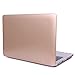 HDE Plastic Hard Shell Case and Keyboard Cover for MacBook Pro 13 with Retina Display (Models: A1425/A1502), Gold