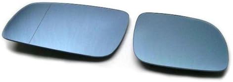 Blue Tinted Aspherical Side Mirror Glass (Stubby Mirror) for Jetta / Bora MK4 by Xktuning