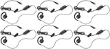 Motorola HKLN4455A Earpiece With Inline PTT Microphone for Motorola CLP Series Radios (6-Pack)
