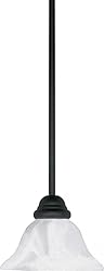 NUVO 60/386 One Light Mini Pendant, Textured Flat