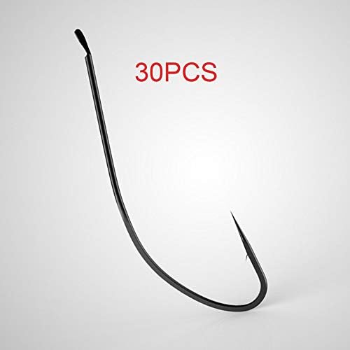 Fishing Tool, 30pcs/Pack Octopus Circle Sharpened Fishing Hooks High Carbon Steel Fishing Hooks Effective Outdoor Tackle Accessories