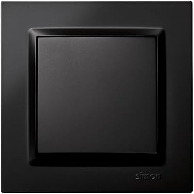 10 Interruptor Conmutador de Pared 230V Negro