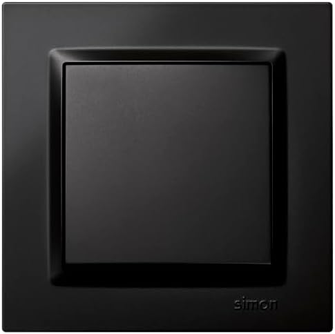 10 Interruptor Conmutador de Pared 230V Negro