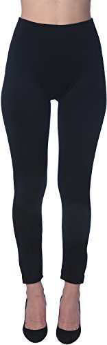 Active Club Women's Fleece Lined Leggings - Seamless High Waisted soft Brushed - Thumbnail 5