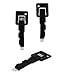 Creaker® Baseus Portable TPE Key Lightning Cable for iPhone 5, 5C, 5S, 6, 6 Plus, 6S, 6S Plus, iPad mini, iPod touch, Ipad 4, iPod Nano, 12-Month Warranty - Black