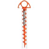 Orange Screw: The Ultimate Ground Anchor | Small Single | Made in USA