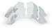 Camco RV Gutter Spouts with Extensions | Direct Rain Water Runoff Away from The RV | White (42134)