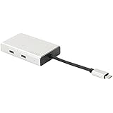 USB C Hub,NIGI USB C Multiport Adapter 3.1 with Power Delivery Type C Charging Port ,Micro sd Card Reader,2 USB 3.0 Port,1 USB C Port for MacBook Pro 2015/2016, Google Chromebook 2016 - Silver