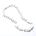 Consider It Maid Silicone Teething Necklace for Mom to Wear - FREE E-BOOK - BPA FREE and FDA Approved - One Love (White)