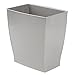 iDesign Small Bathroom Trash Can, Ideal for Primary and Guest Bathroom or Office, Gray, Made in USA