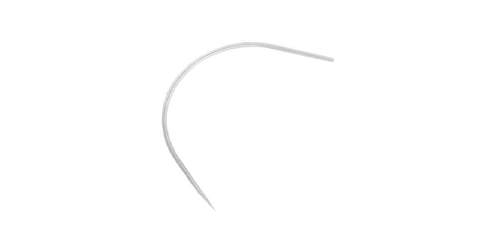 Precision Curved Body Piercing Needles Sterilized Surgical