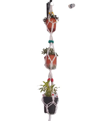 Fair Garden Solution Three in one Macrame Plant Hangers , fair_garden132