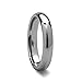 TIGRADE 2mm 4mm 6mm 8mm 10mm Titanium Ring Plain Dome High Polished Wedding Band Comfort Fit Size 3-15,4mm,Size 11.5