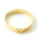 You Accessorize Gold Polish Classic Narrow Upper Arm Cuff Bracelet or Anklet