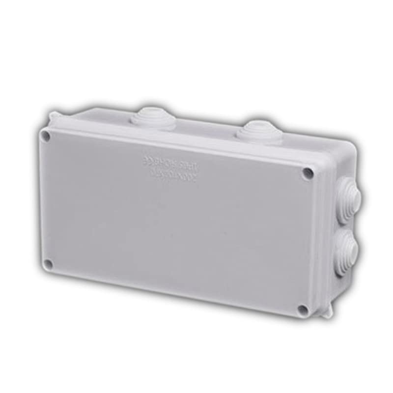 Electrical Junction Box, IP55 Weatherproof Electrical Enclosure Project Instrument Case, Opening Hole Project Box (1Pcs - 200 x 155 x 80mm)