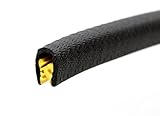 Edge Trim Black Large, 1/4" Fits Edge (10 Feet Length)