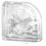Quality Glass Block 8 x 8 x 4 Decora Encurve Glass Block