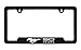 Ford Mustang 50th Anniversary Bottom Imprinted Black License Plate Frame Holder
