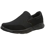 Skechers Sport Men's Equalizer Persistent Slip-On Sneaker, Black, 10.5 M US