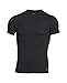 Under Armour Men's Core Crew Undershirt, Black/Steel, Large