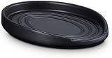 Le Creuset Stoneware Oval Spoon Rest Matte Black 71507150000099