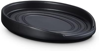 Le Creuset Stoneware Oval Spoon Rest Matte Black 71507150000099