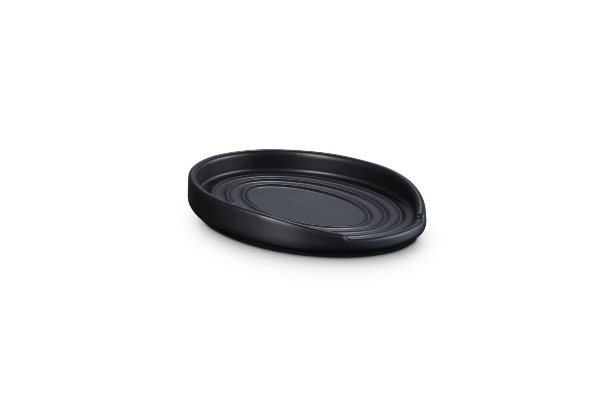 Le Creuset Stoneware Oval Spoon Rest Matte Black, 71507150000099 — image 1