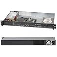 Supermicro SuperChassis CSE-503L-200B 1U Rm 1BAY Black 200W Pfc Depth Mini Low Noise 5 Led