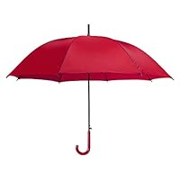 eBuyGB Coloured Automatic Plastic Crook Handle Umbrella / Brolly - Walking Wedding Outdoors