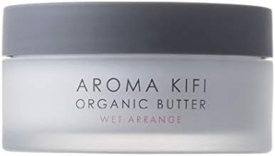 AROMAKIFI Organic Butter Wet Arrangement, 100% Essential Oils, Wet Sensation, Hair Wax, 1.4 oz (40 g)