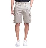 Unionbay Montego Cargo Shorts for Men Assorted Colors and Sizes - Comfort Stretch (38, Tan)