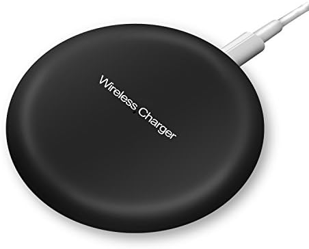 Wireless Charger, Ultra Slim Qi Fast Wireless Charging Pad Compatible with iPhone X /8/8 Plus/XS/XS MAX/XR/Galaxy Note 8/Note9/S8/S8+ /S9 /S9+ Wireless Charger (No AC Adapter)