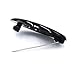 Hanycon 30 PCS Scarf Safety Pins, Plastic Cover Pins Oval Safety Pin for Safety Locking Clothes Brooch Pins Scarf Clips (Black and White)