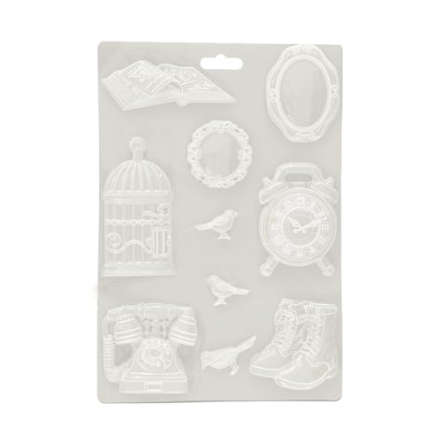 Stamperia K3PTA4581 Soft Mould A4, Assorted, 14, 8 x 21 x 1.1 cm