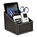 Cosmos Brown PU Leather Remote control/controller TV Guide/mail/CD organizer/caddy/holder with Free Cosmos Cable Tie