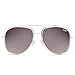 Quay Australia NEEDING FAME Women's Sunglasses Bold Aviator - Clear/Brown
