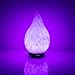 COOSA 100ml Aromatherapy Essential Oil Diffuser Art Marble Glass Ultrasonic Diffusers Cool Mist Humidifier with 7 Color LED Lights Waterless Auto Shut-Off for Home Office Bedroomthumb 3