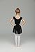 AUKARENY Ballet Leotard,Camisole TuTu Dress Leotard for Dance Gymnastics and Ballet (Toddler/Little Girl/Big Girl) (X-Small, Black)
