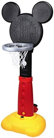 Modela ミッキーマウスのバスケットボールゴール 輪投げ キャンペーンもお見逃しなく 身長計 音楽 4つの機能のスポーツ玩具 ディズニー