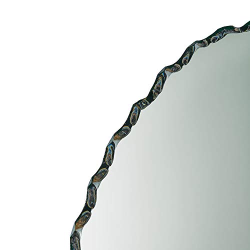Better Bevel 22" x 28" Frameless Oval Mirror Chiseled Edge Bathroom Wall Mirror Beachfront