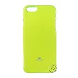 MERCURY Goospery Color Pearl Jelly Case for Apple iPhone 6 (4.7inch) Soft Shiny TPU Cover (Green)