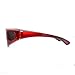 OTG Fit Over Glasses Oval Polarized Lens Sunglasses 100% UV Protection Red