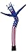 American Flag USA 20 Foot Tall Inflatable Tube Man Air Powered Waving Puppet for Outdoors, Replacement Dancer Only, Motor is NOT Included